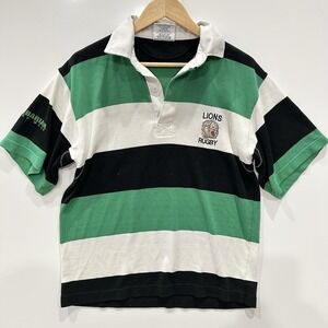 Barbarian Rugby Wear Shirt Mens S Green Black White Lions Micro Supreme